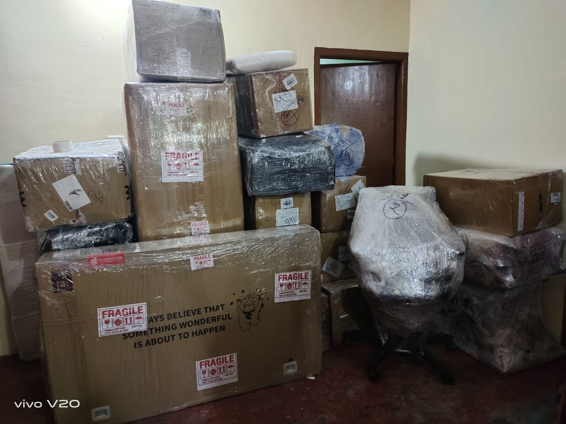 InterMove TV and Fridge packing