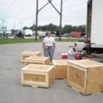 wooden crates