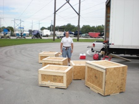 wooden crates